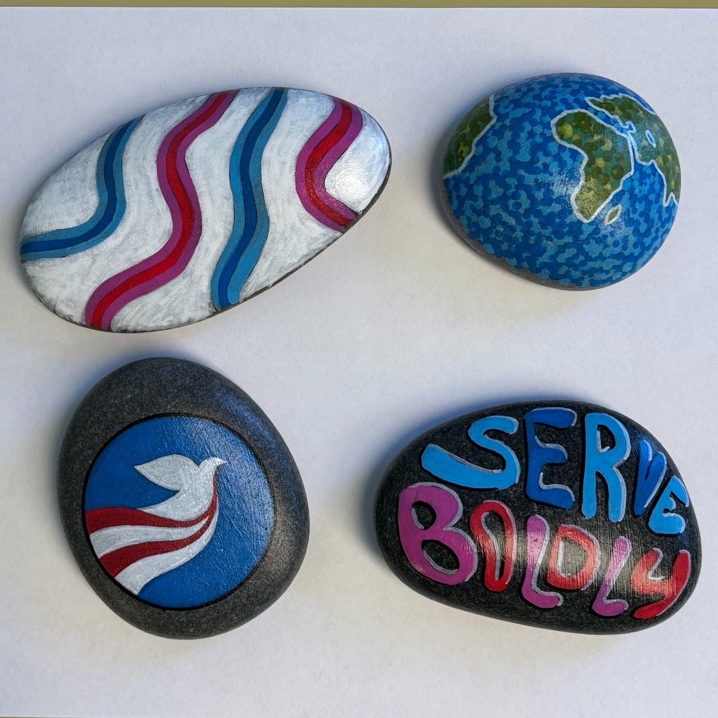 RPCVs - Check out these cute Peace Corps rocks painted by local teen ...