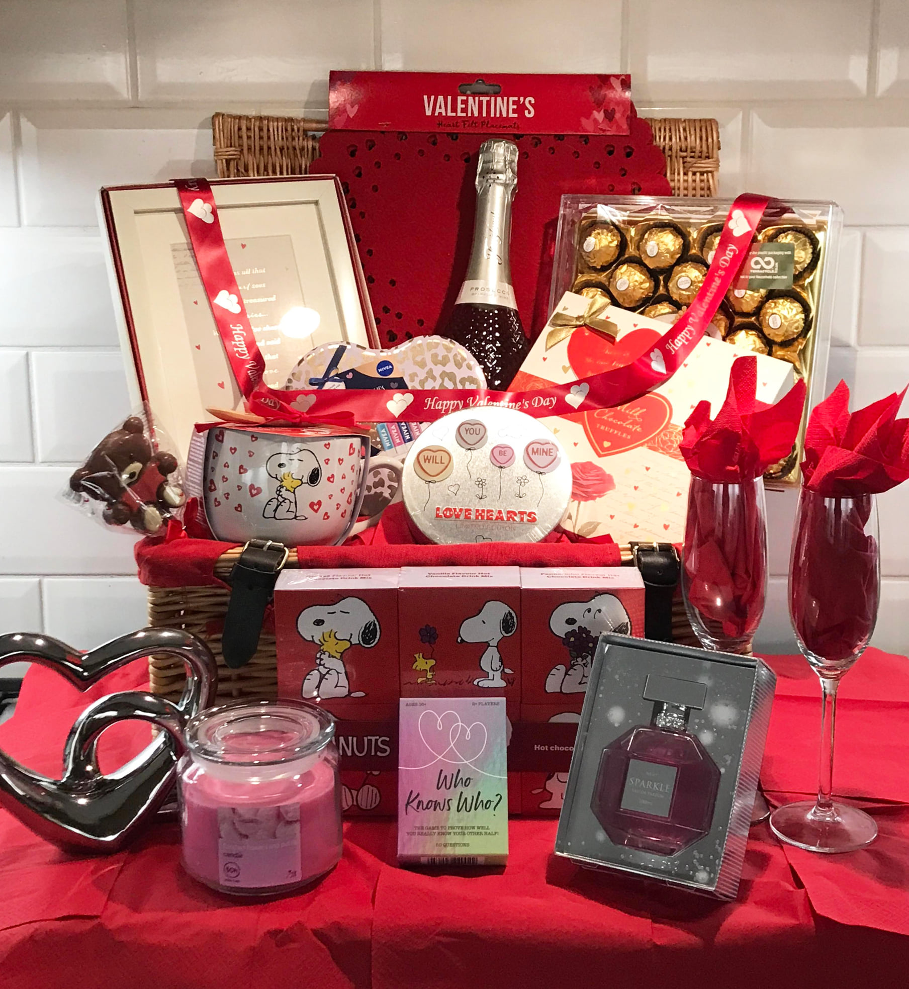 Raffle for valentines treats and drinks