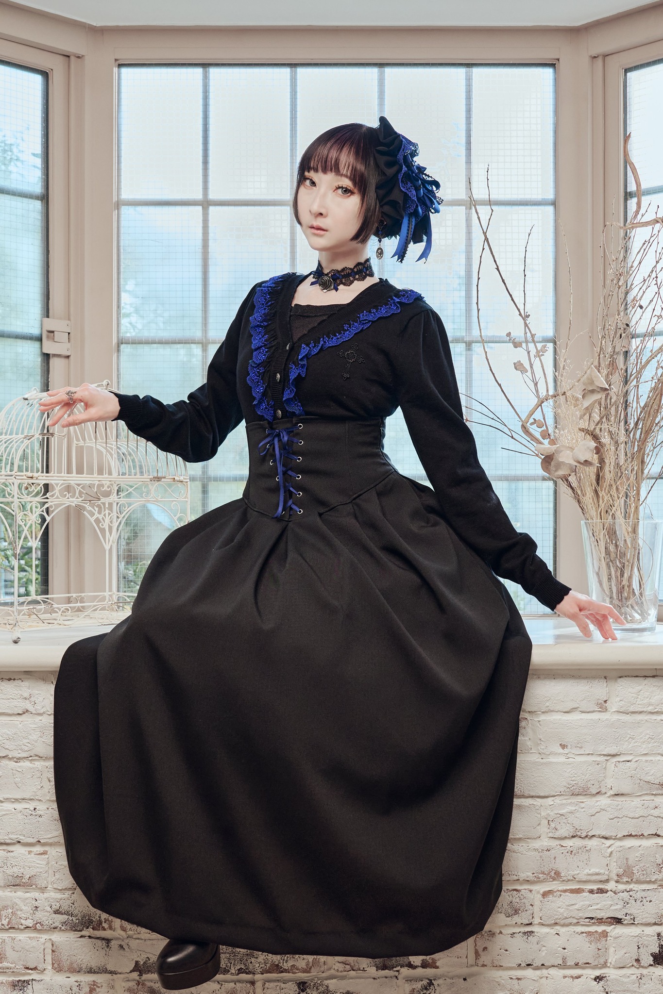 Moi-même-Moitié - 【 outfit 】 ○Rose Logo Charm Lace Choker