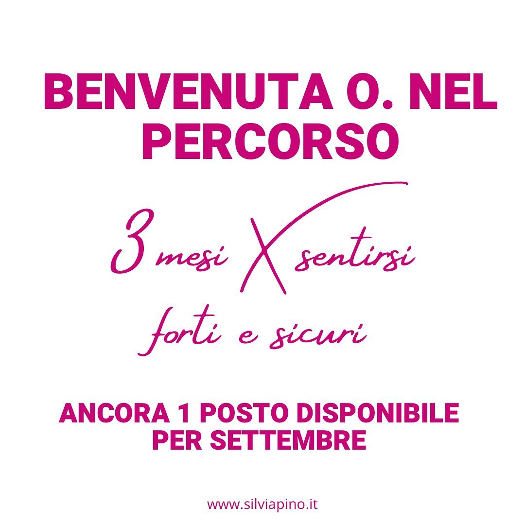 Silvia - ⁣🔥 𝐀 𝐂𝐇𝐈 𝐄́ 𝐑𝐈𝐕𝐎𝐋𝐓𝐎 𝐈𝐋 𝐏𝐄𝐑𝐂𝐎𝐑𝐒𝐎? ⠀ ⠀ 📌Se ti senti stanco di ...
