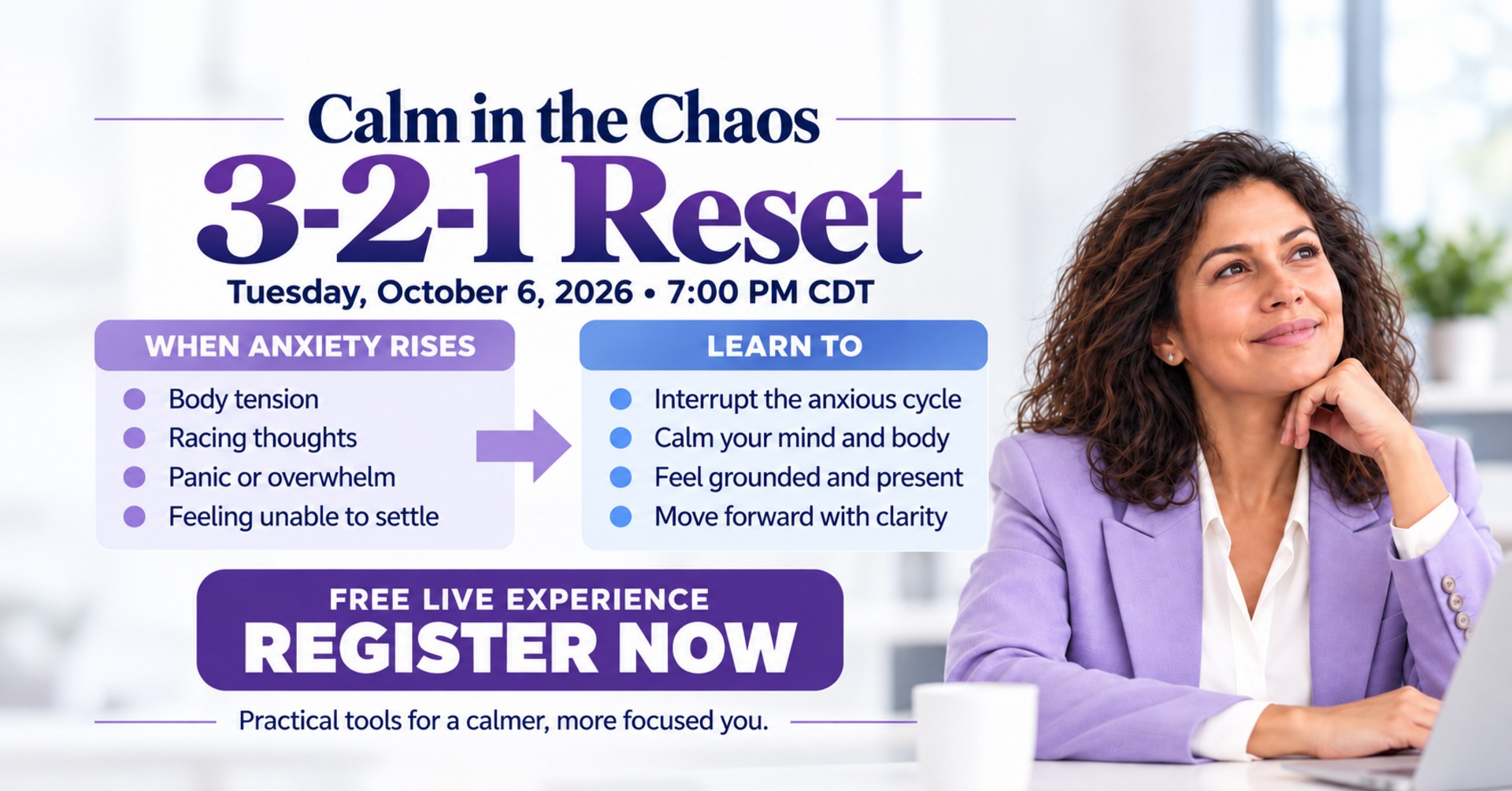 Calm in the Chaos: 3-2-1 Reset