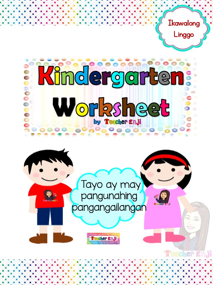 Teacher Enji - Week 8 Worksheets "Tayo ay may pangunahing... | Facebook