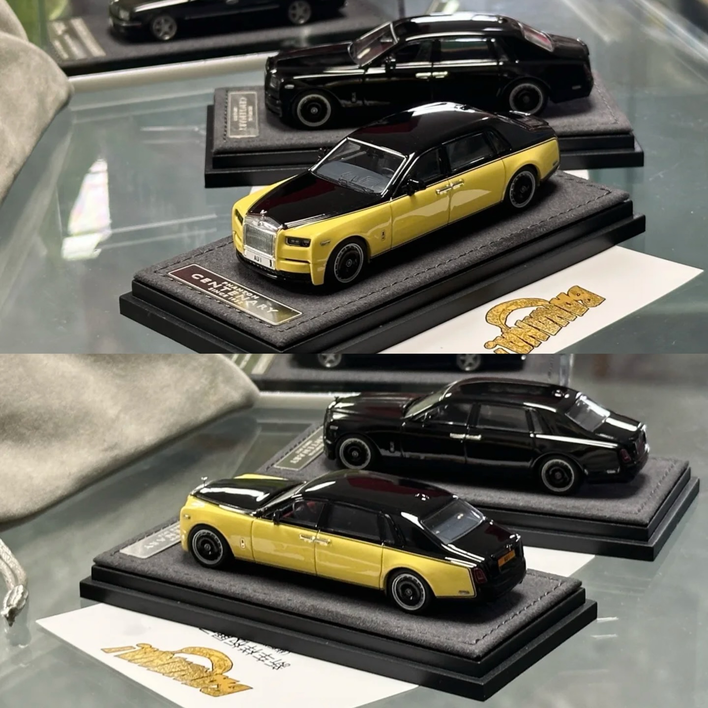 BANANA 1/64 ロールスロイス ファントム VIII EWB ブラック Actual photos of Banana Model 1/64 (Rolls-Royce) Phantom VIII EWB