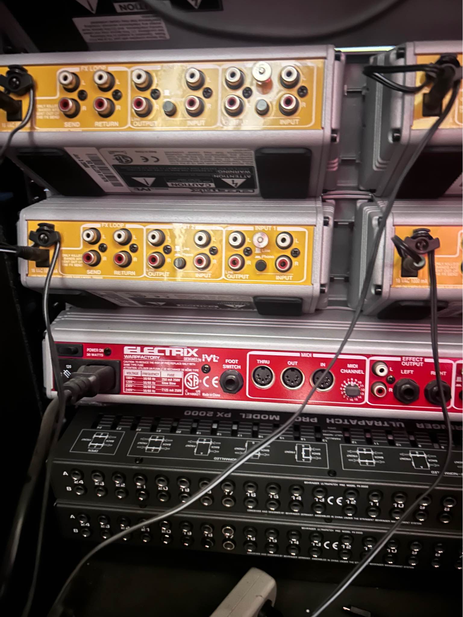 Vintage Electrix Pro Audio Effects Rack – Filter Factory / Warp Factory ...