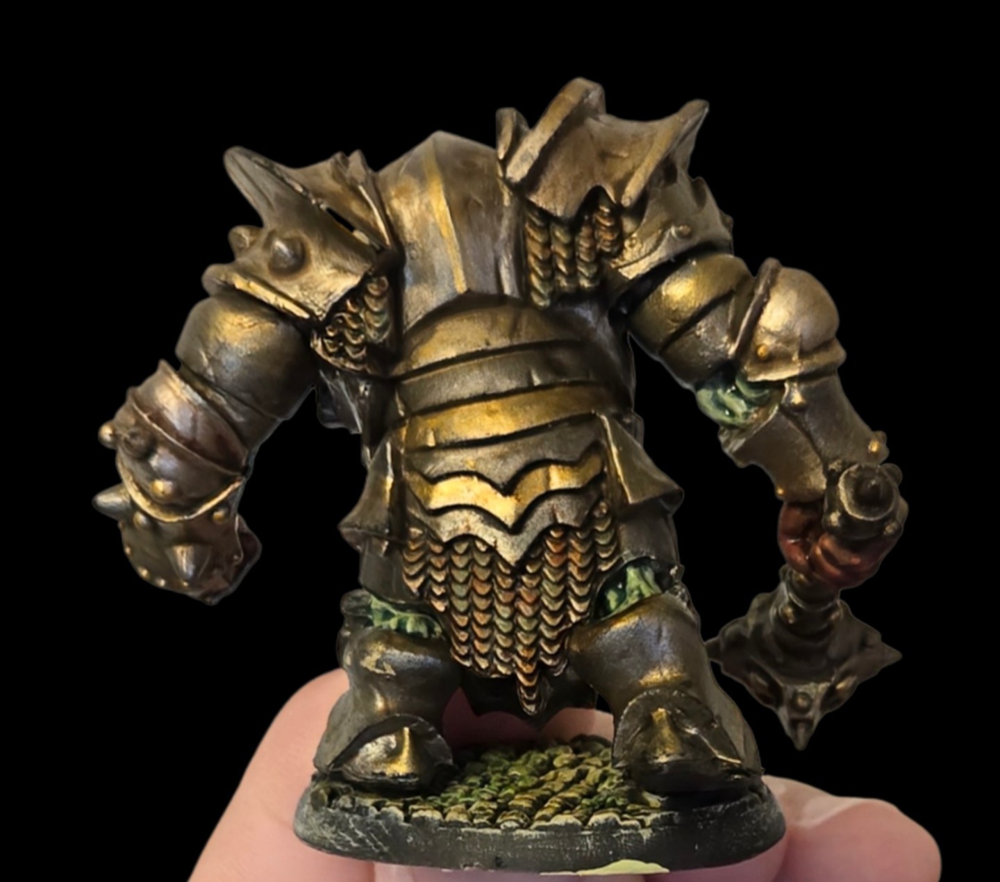 Miniatura Reaper Bones Ogre Juggernaut – Figura Sin Pintar De 55 Mm Para Juegos De Rol Y Guerra