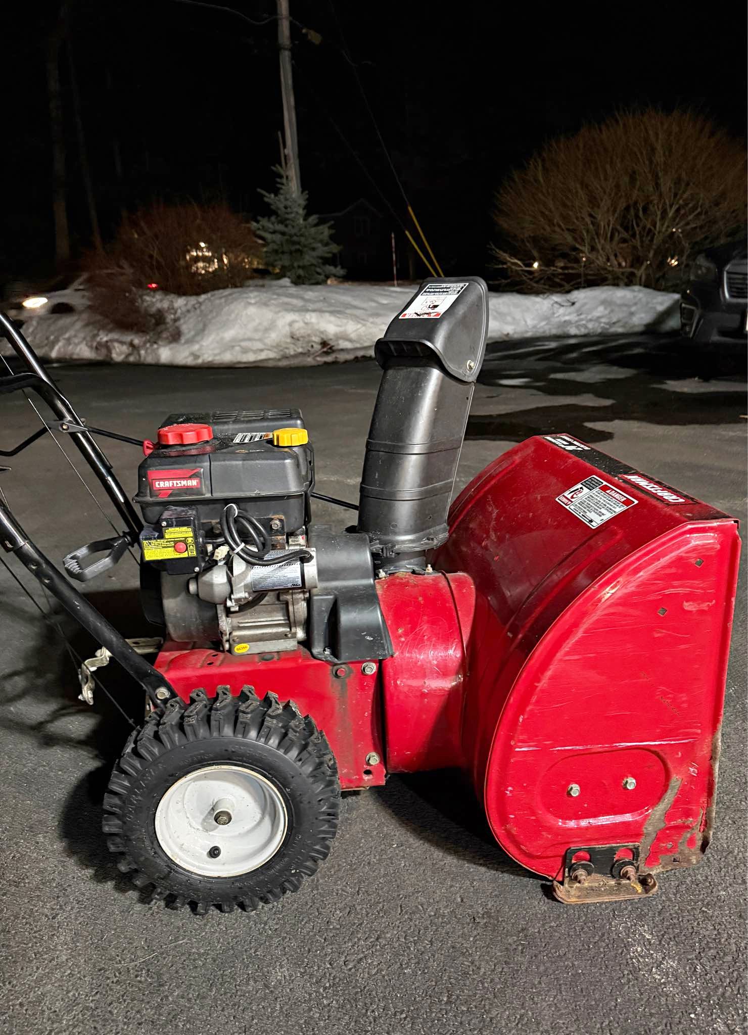 Craftsman 24 Inch Electric Start Snowblowernull