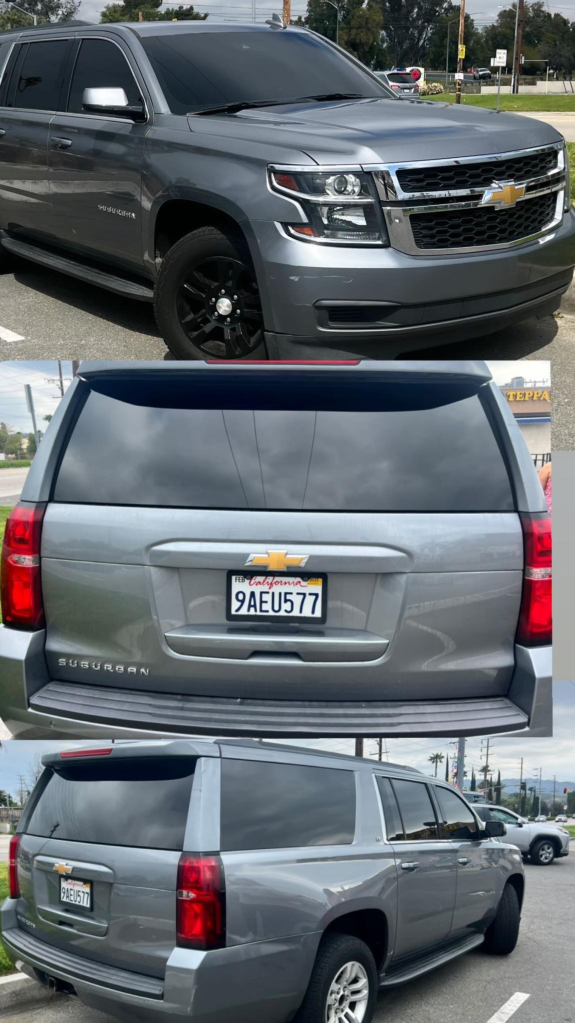 4Pcs Chrome Suburban LTZ Nameplate Emblems Letters Badge Set – OEM Style For GM Suburban LTZ