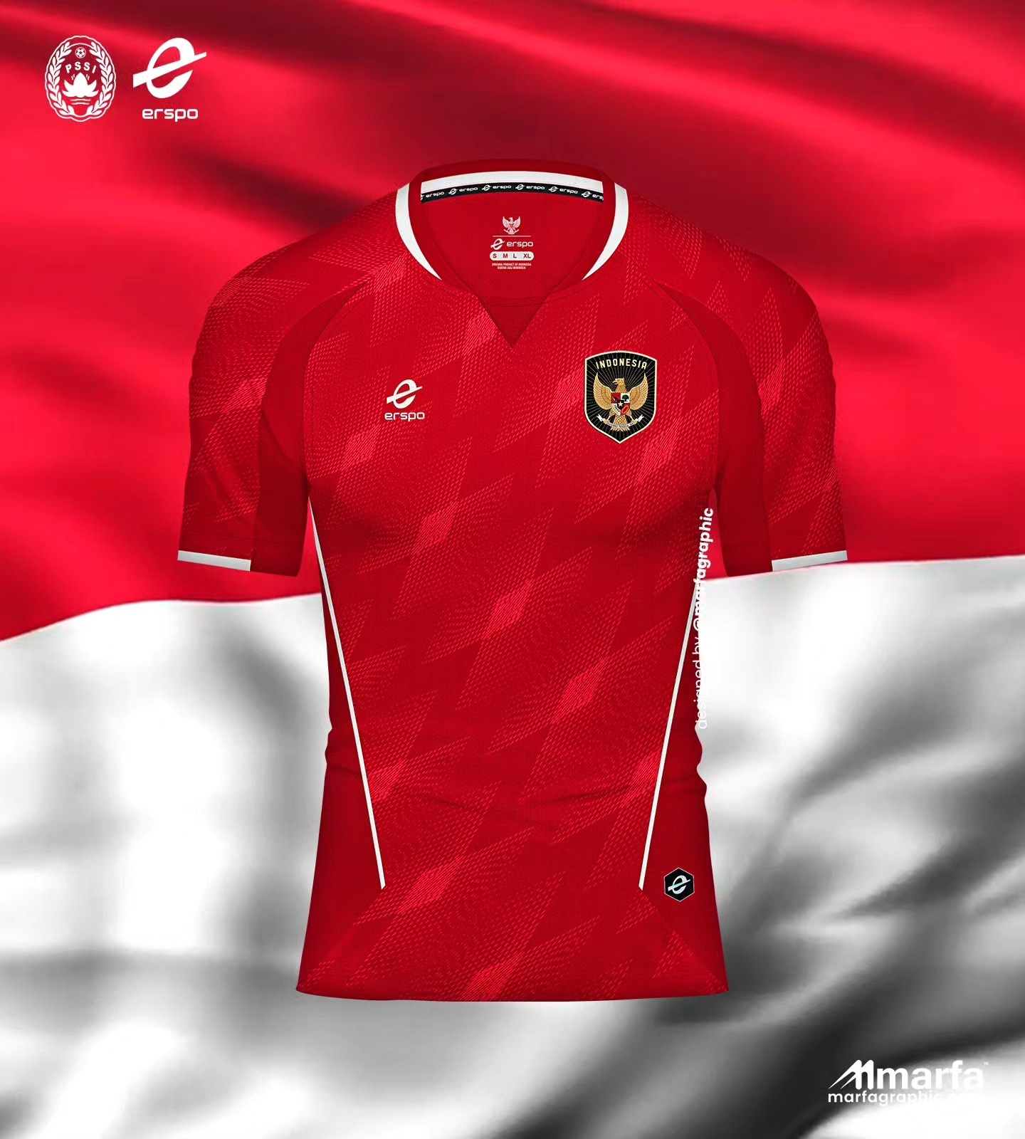 📢 Konsep desain jersey timnas... - MARFA graphic design | Facebook