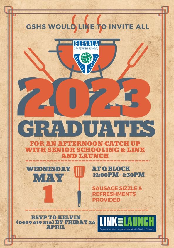 Glenala - Hello graduates of 2023, just a friendly reminder if you have ...