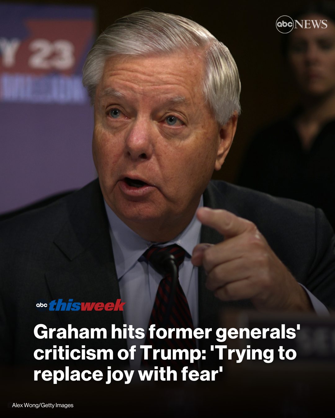 This - Republican Sen. Lindsey Graham tore into a handful of retired ...