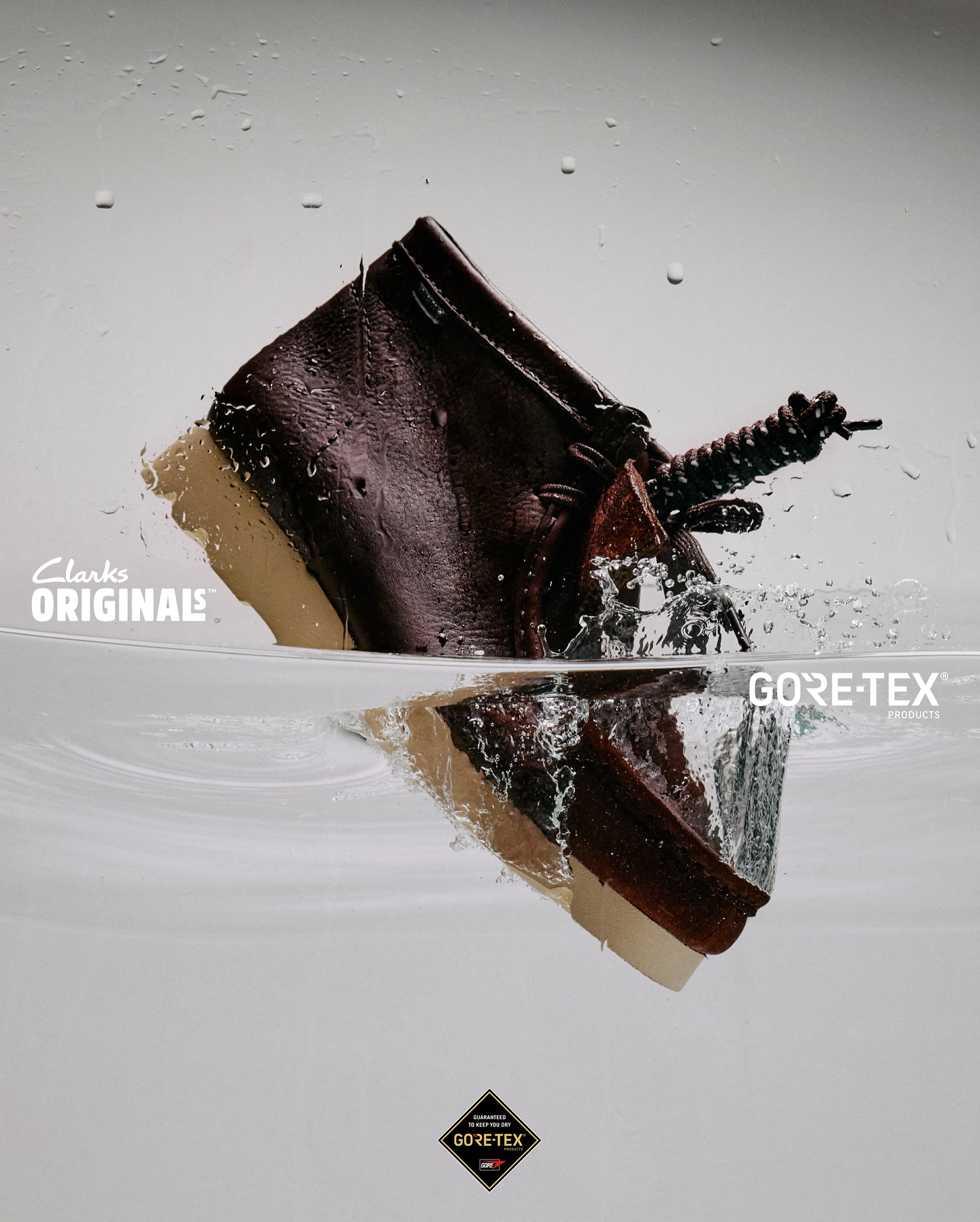 Clarks Wallabee GTX with Gore-Tex and Vibram durability