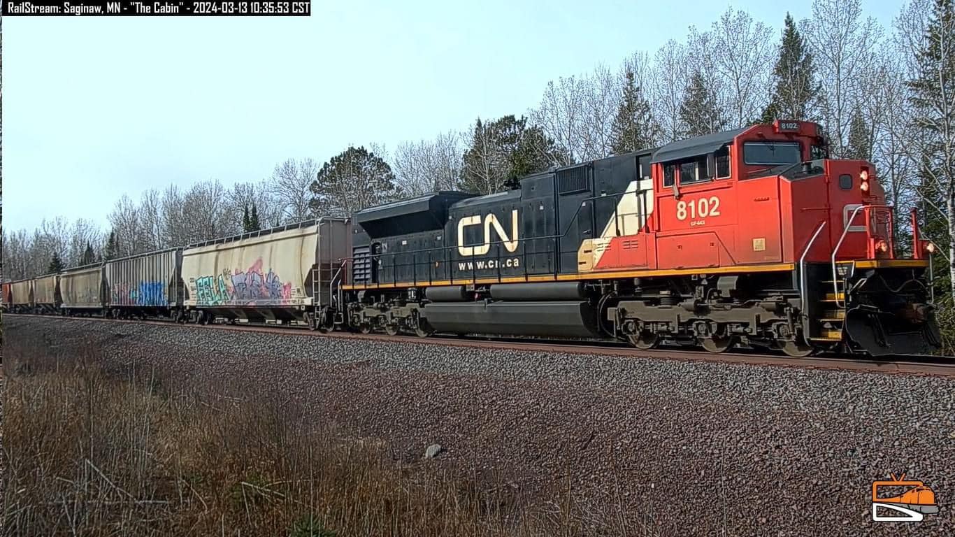 tomo Railstream, - CN 8102, a former EMDX SD70ACe-P6 demonstrator