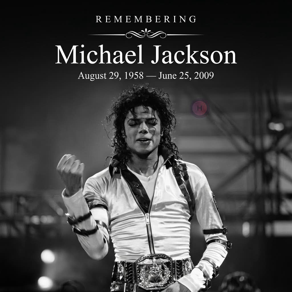 ♩マイケルジャクソン記念♩ REMEMBERING Michael Jackson August 29, 1958 — June 25, 2009 Today