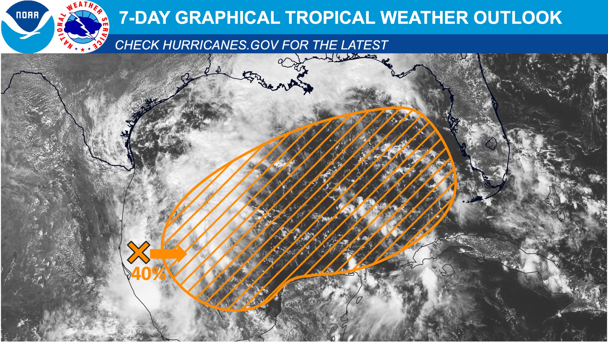 U.S. - A trough of low pressure is over the western Gulf of Mexico. A ...