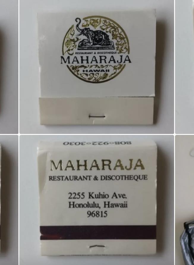 U.S.A 1989.5.4〜199?] MAHARAJA HAWAII WAIKIKI TRADE CENTER 1F 2255