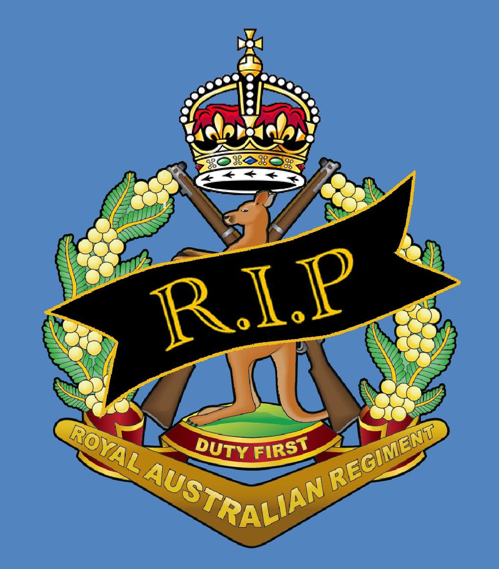 1 RAR - VALE: RSM, WO1 BRYAN “JAZZA” SMITH Dear Members, It is with ...