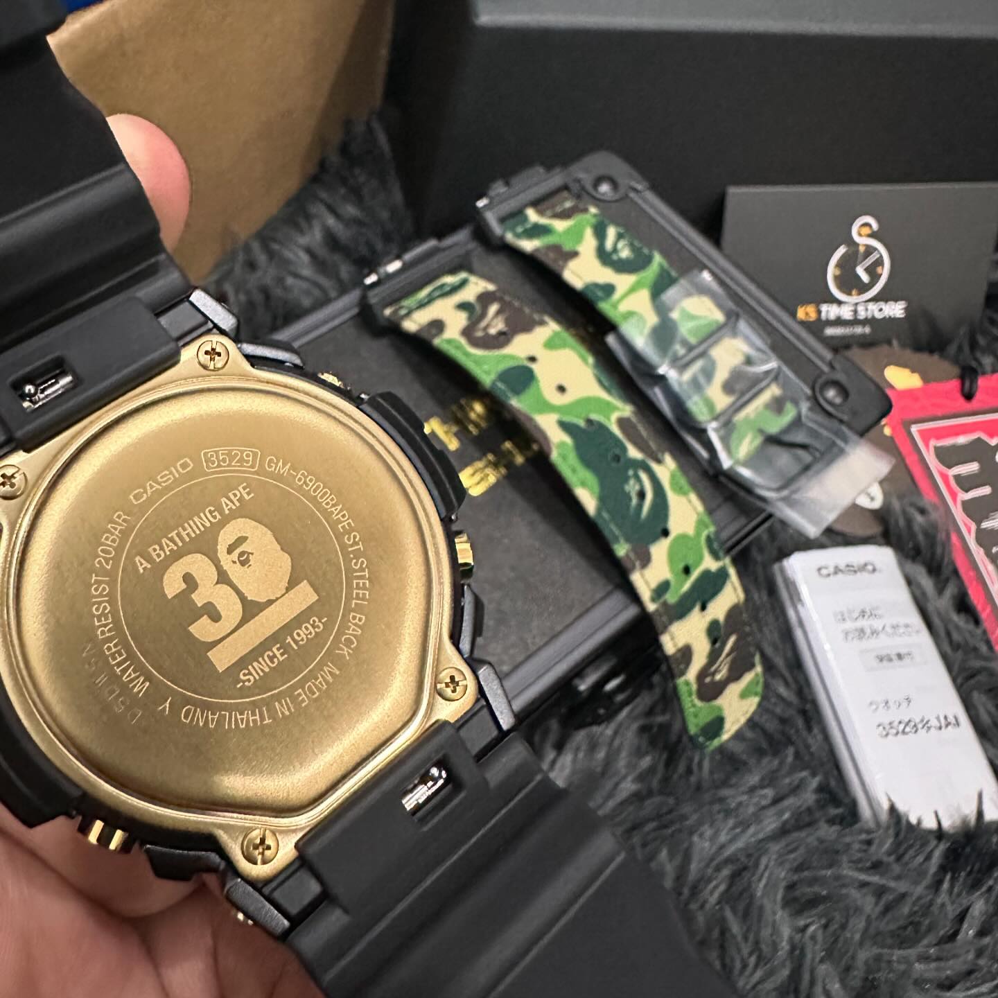 SOLD OUT‼️ ⌚️G-SHOCK GM-6900BAPE-1 ❌ A BATHING APE® 30TH