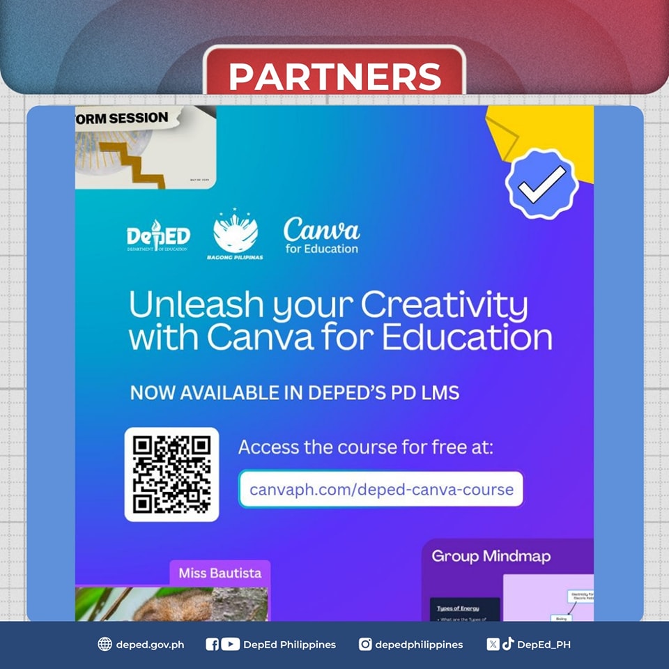 DepEd - Ka-DepEd, the new Canva Course is NOW AVAILABLE in DepEd’s PD ...