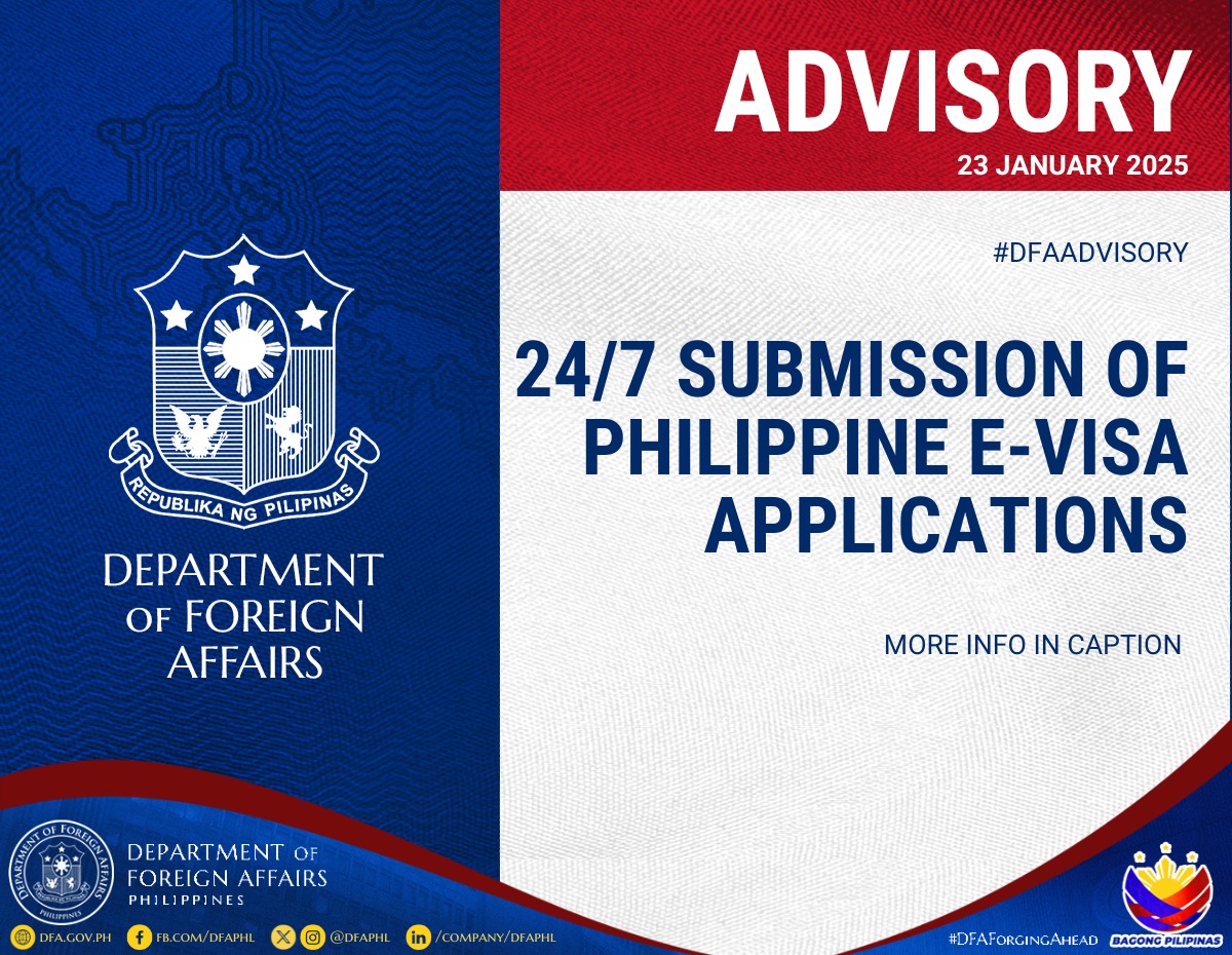 The Department of Foreign Affairs (DFA) informs the public that the ...