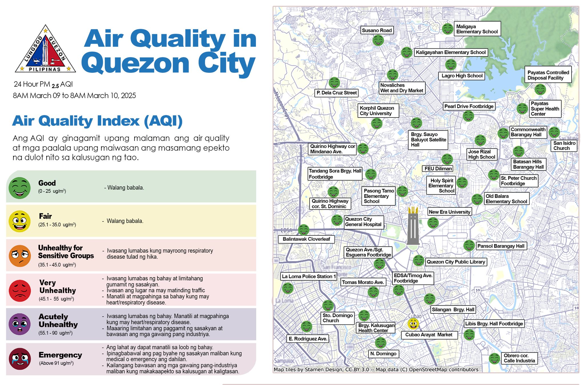 Kalidad ng hangin sa Quezon City... - Quezon City Government