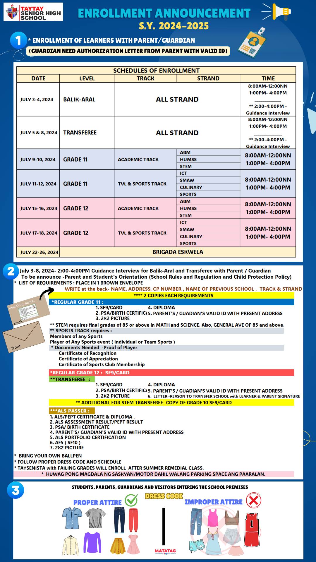 DepEd - ENROLLMENT 2024-2025 Magandang Araw sa Lahat. Mag-aral ay ...