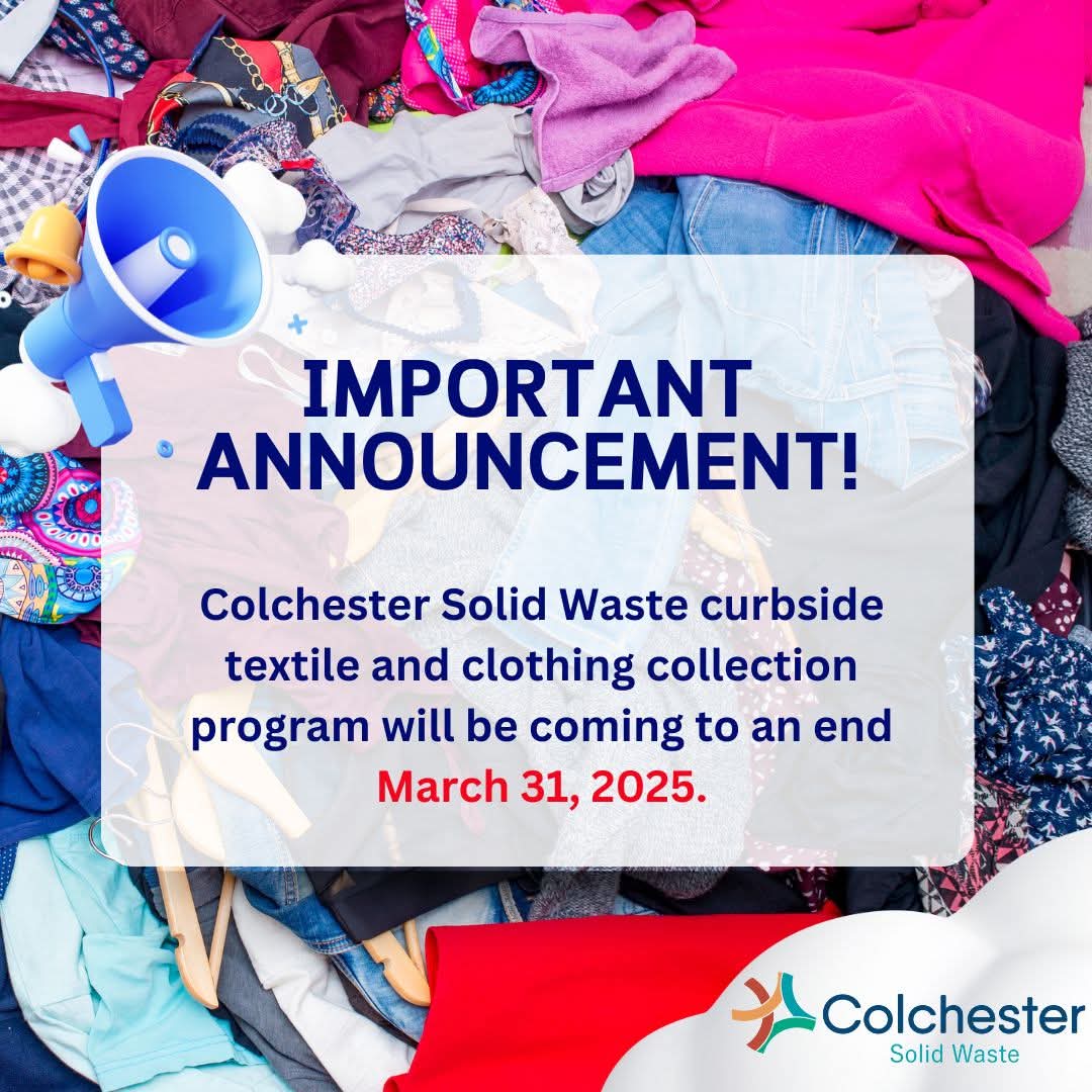Town of Stewiacke - ATTENTION: Colchester Solid Waste curbside textile ...