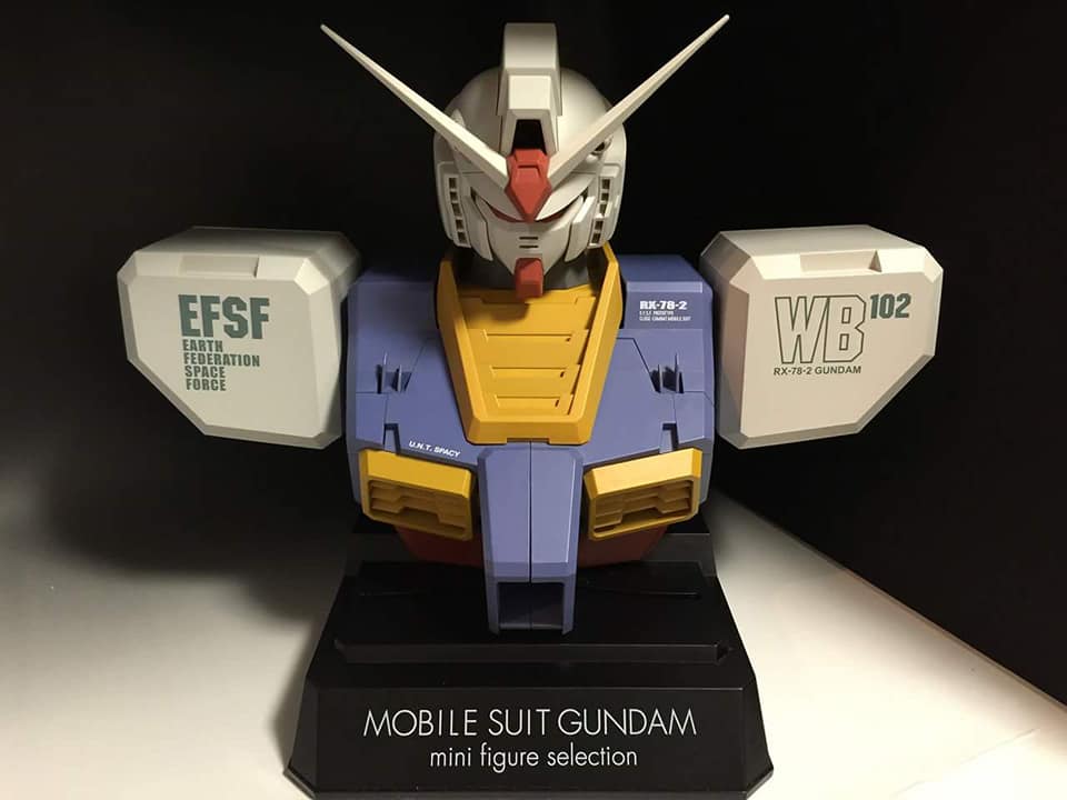 RX-78 Half Body Bust Type Display Unit. Wonder if it can keep