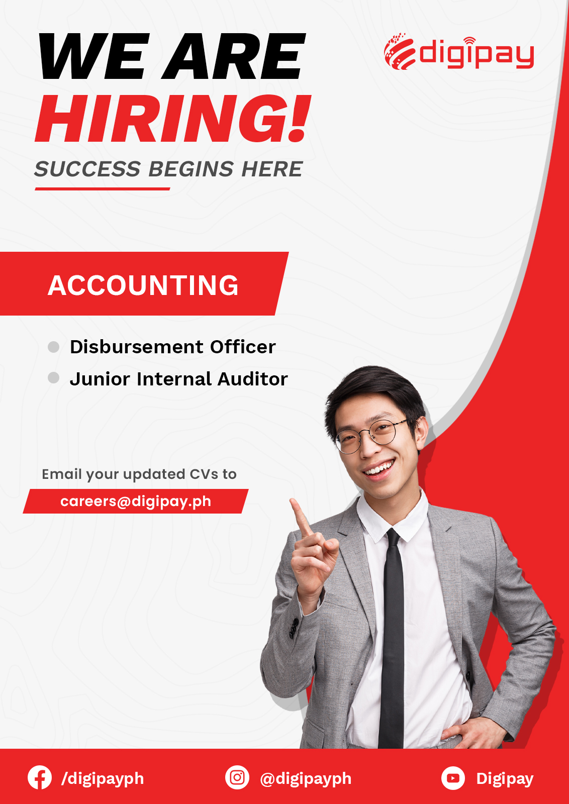 BE PART OF OUR GROWING COMPANY! We... - Digipay Recruitment | Facebook