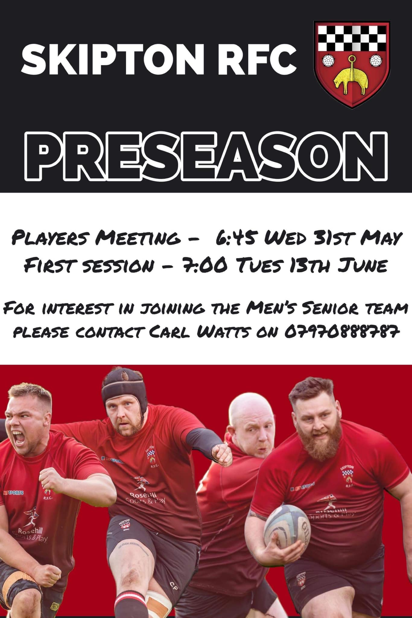 Skipton RFC - 🏉 Pre Season 🏉 Our pre season starts this...