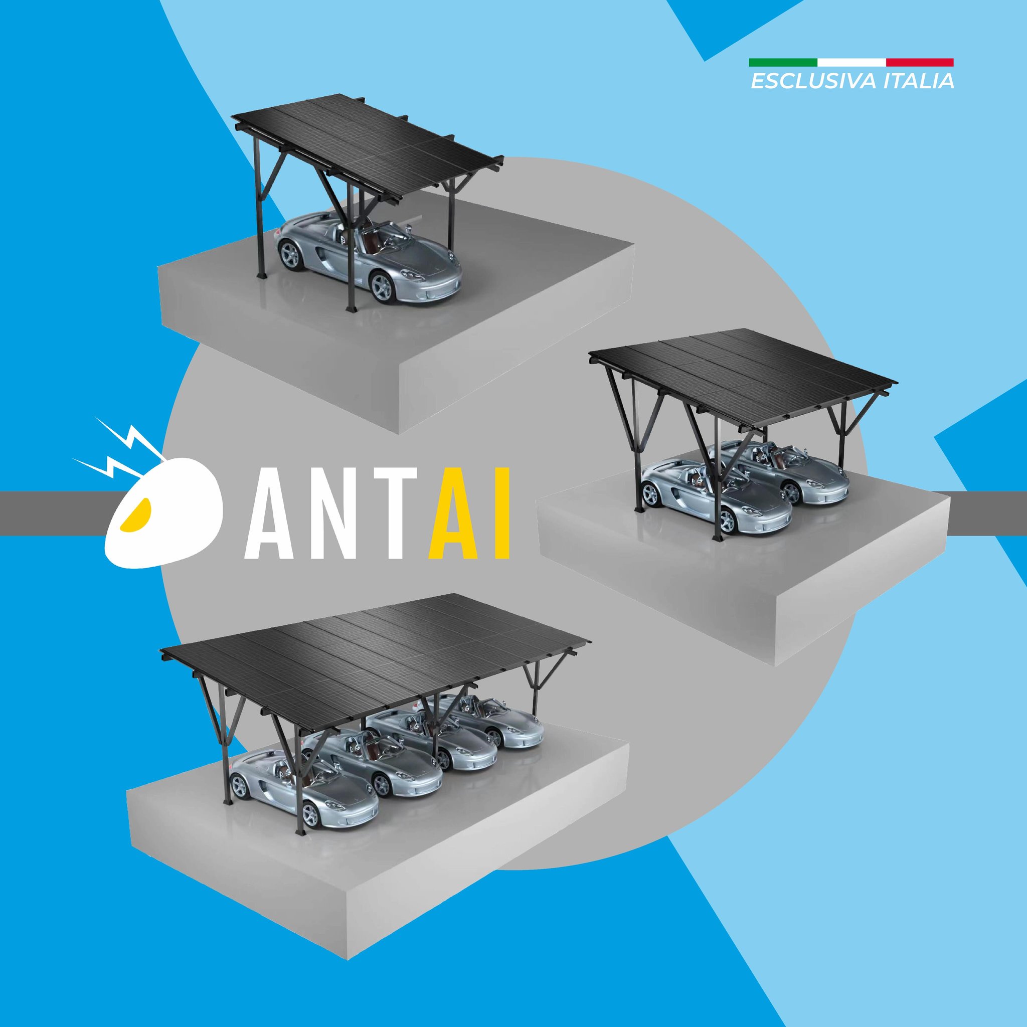 🚗🔋 Carport Antai: Soluzioni di... - Forniture Fotovoltaiche
