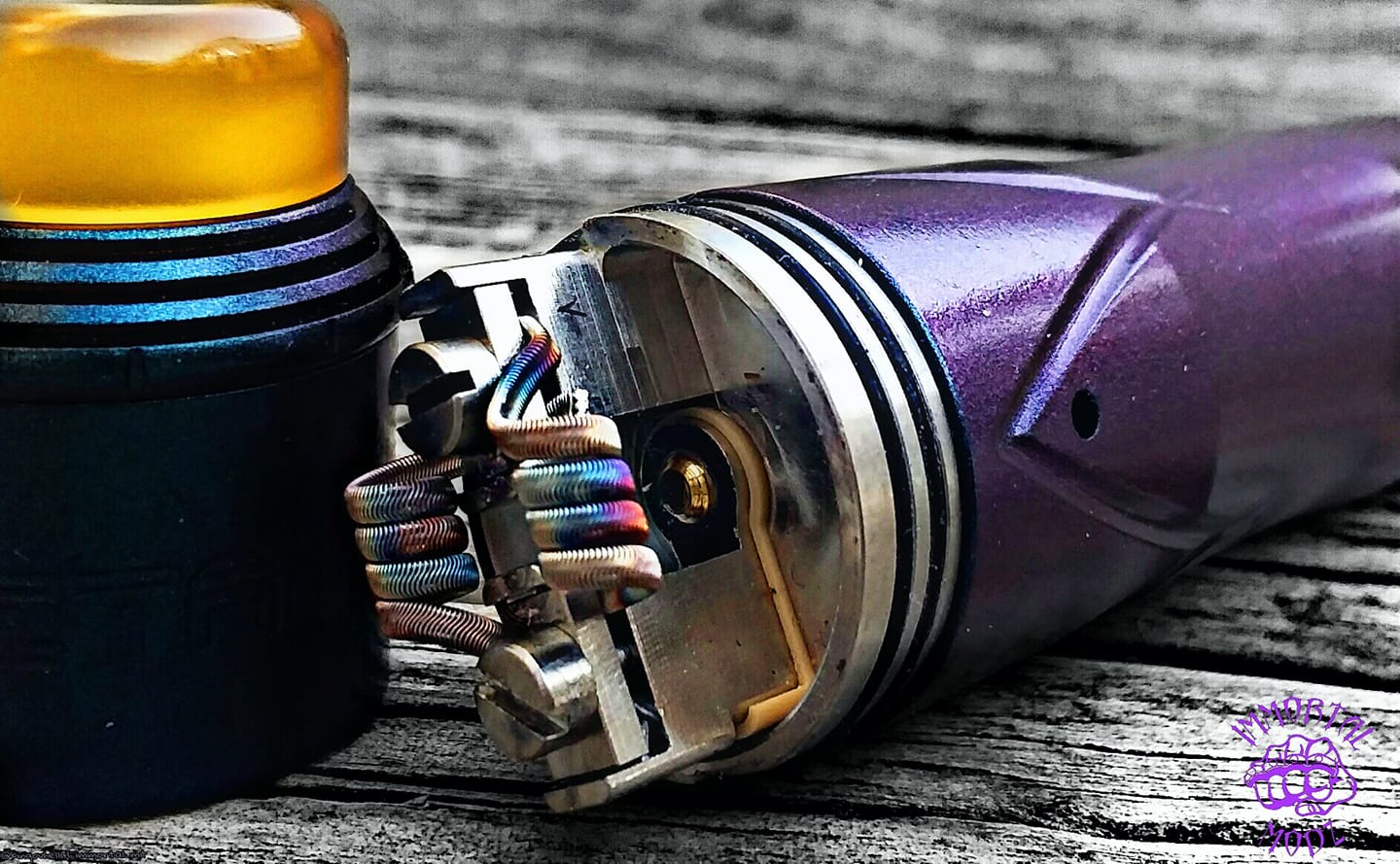 Limited edition anime character vape RBA bridge