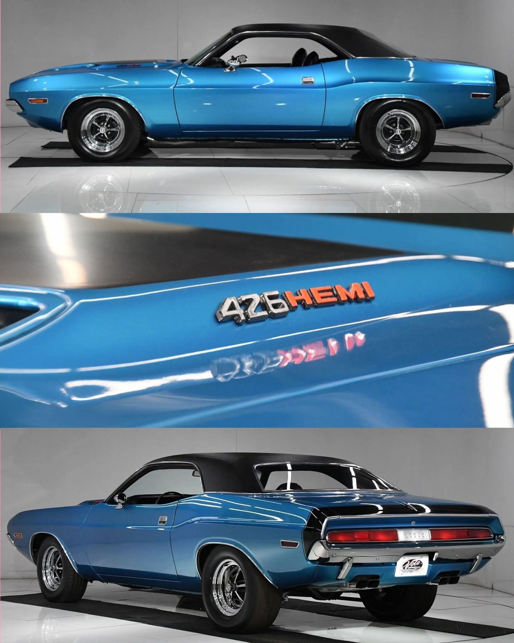 The only known example finished in B3 Light Blue Metallic. 1970