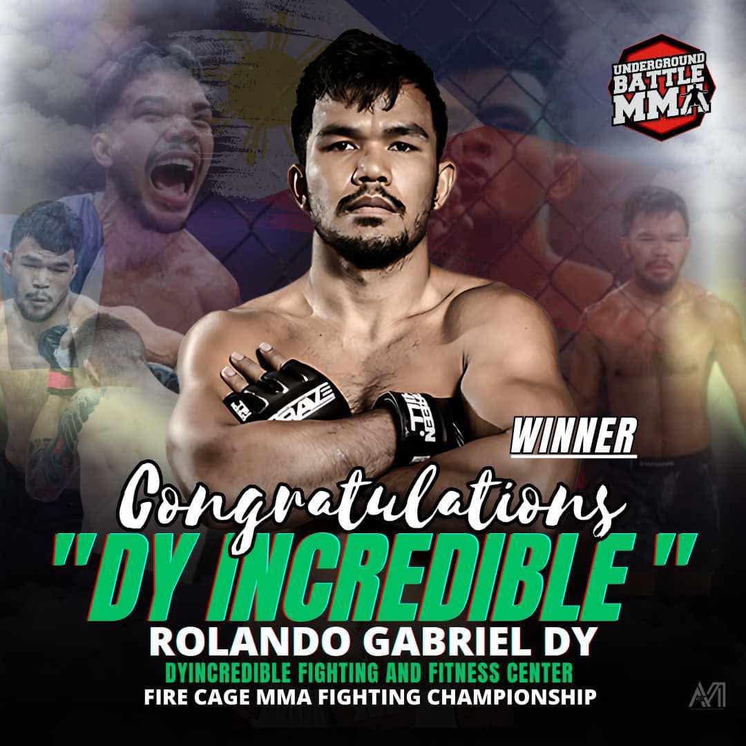 UGB - Congratulations to Champ “Dy Incredible” Rolando Dy! 🎉🔥 A ...