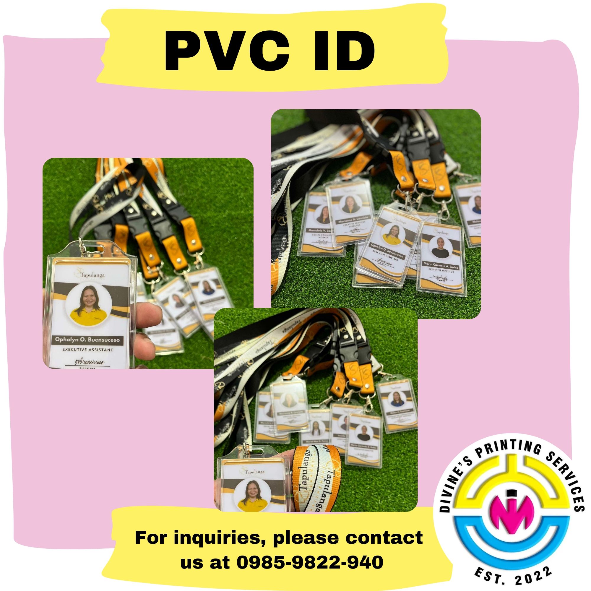 Divine's - ♦️ PVC ID ♦️ Thank you, Ma'am/Sir, for trusting Divine's ...