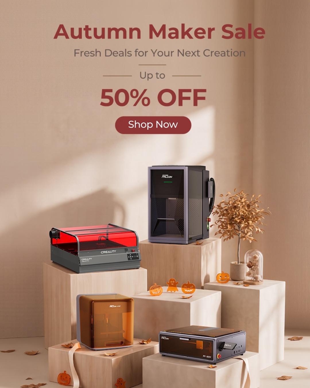 Creality Falcon2 Pro laser engravers on sale up to 50% off