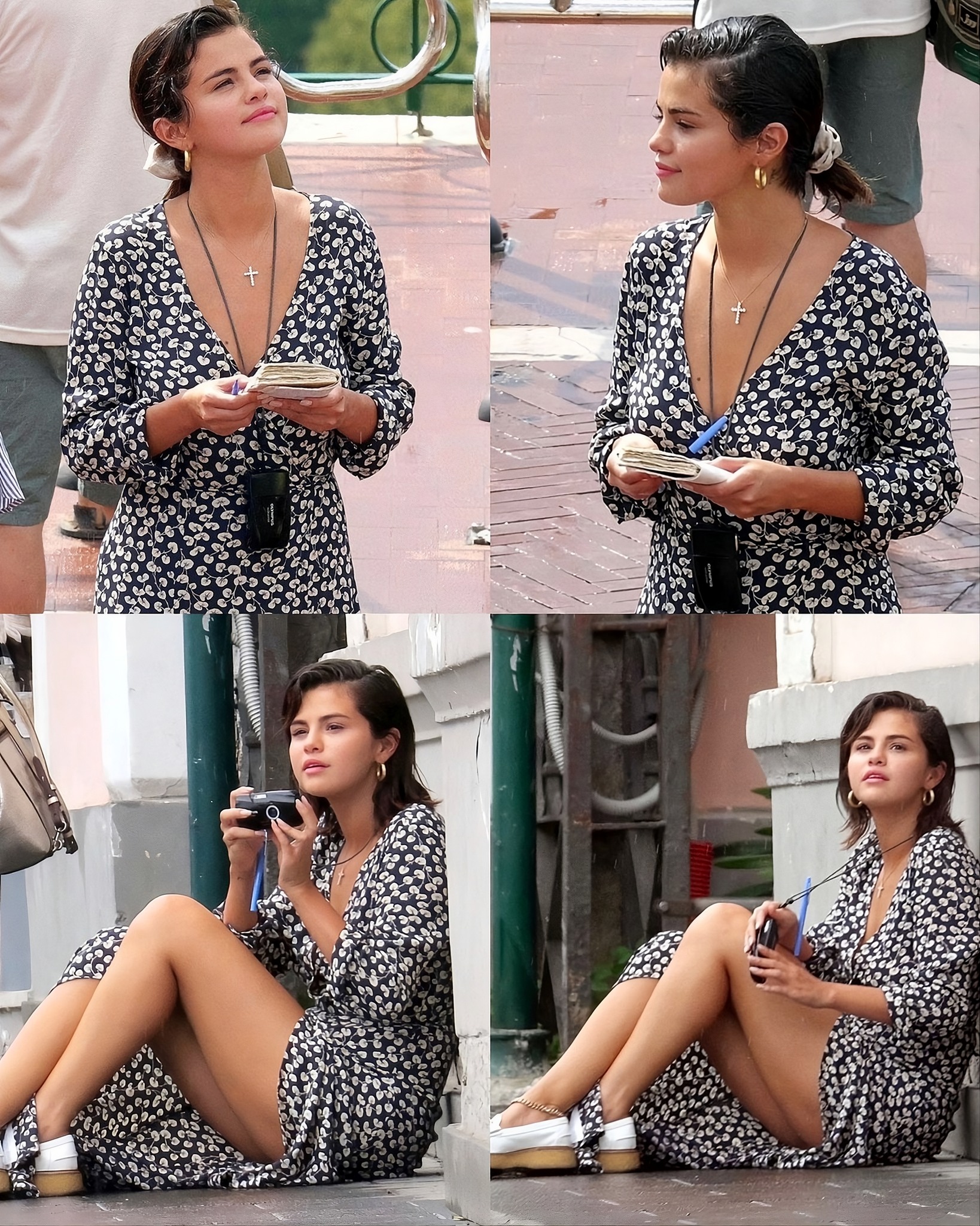 Selena Gomez shares photos of her @rarebeauty glam and a peek of