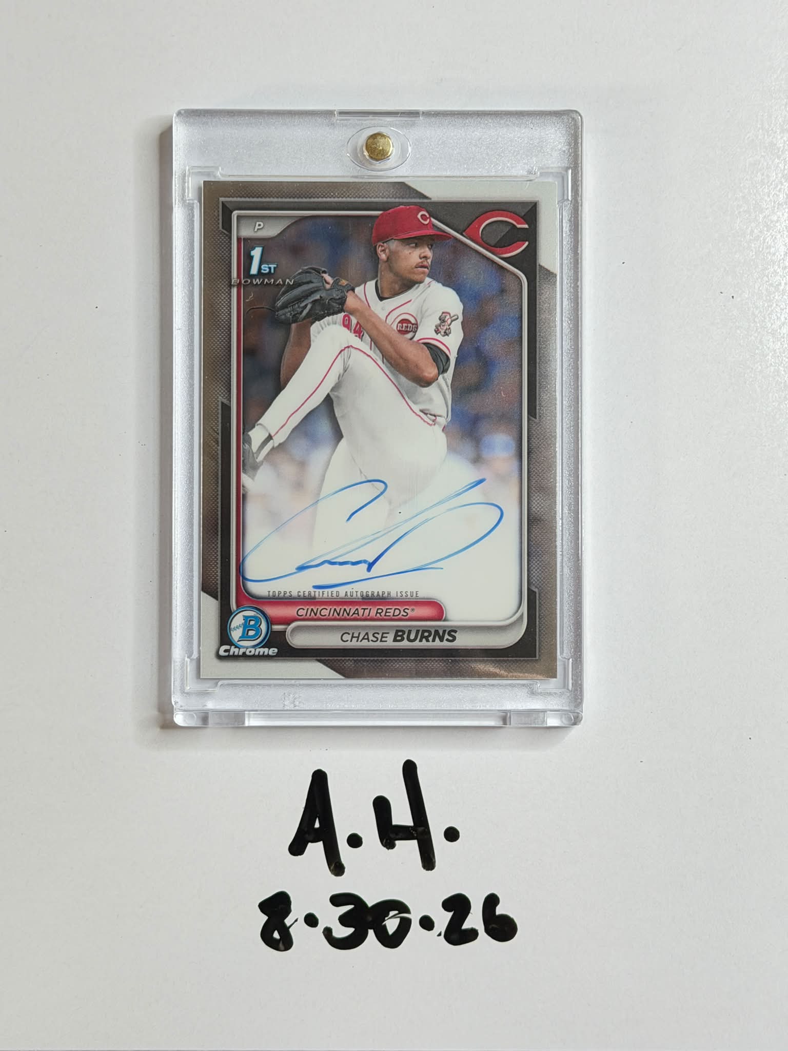 Dustin May Bowman Best 19 Auto Card for Auction