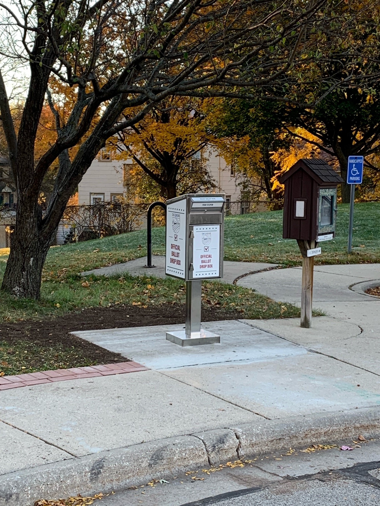 City of De Pere - A new ballot drop box is now available... | Facebook