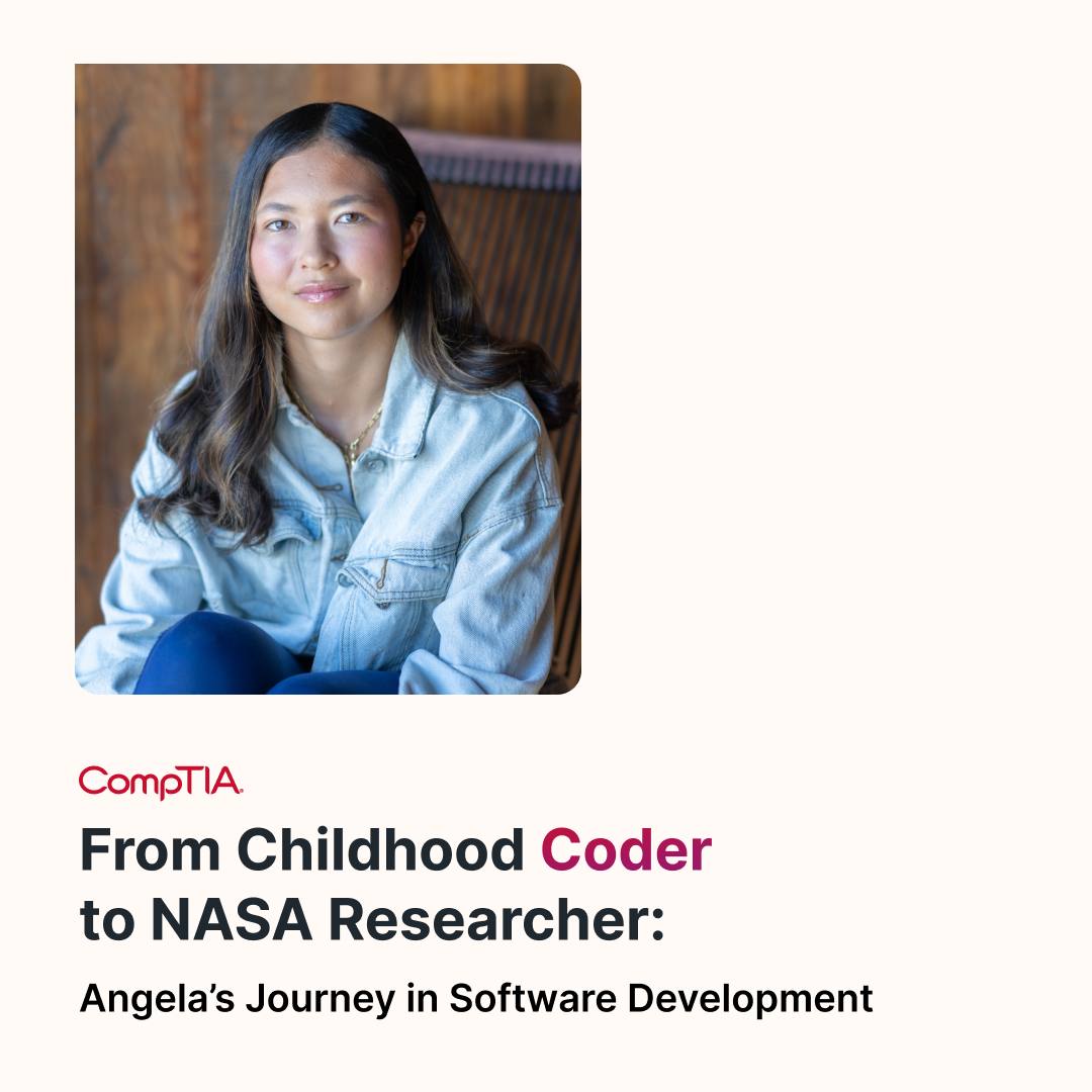CompTIA, - Angela Tsuboi shares her inspiring journey from coding her ...