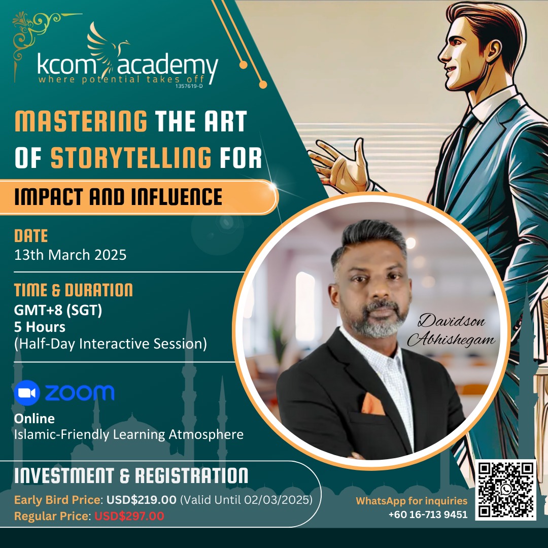 KCOM - Storytelling Framework for Influencing (March 13) 🎭 📖 Want to ...