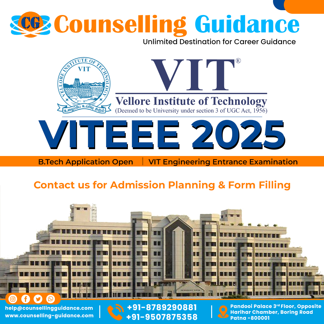 🎓 VITEEE 2025 Applications are Now... - Counselling Guidance
