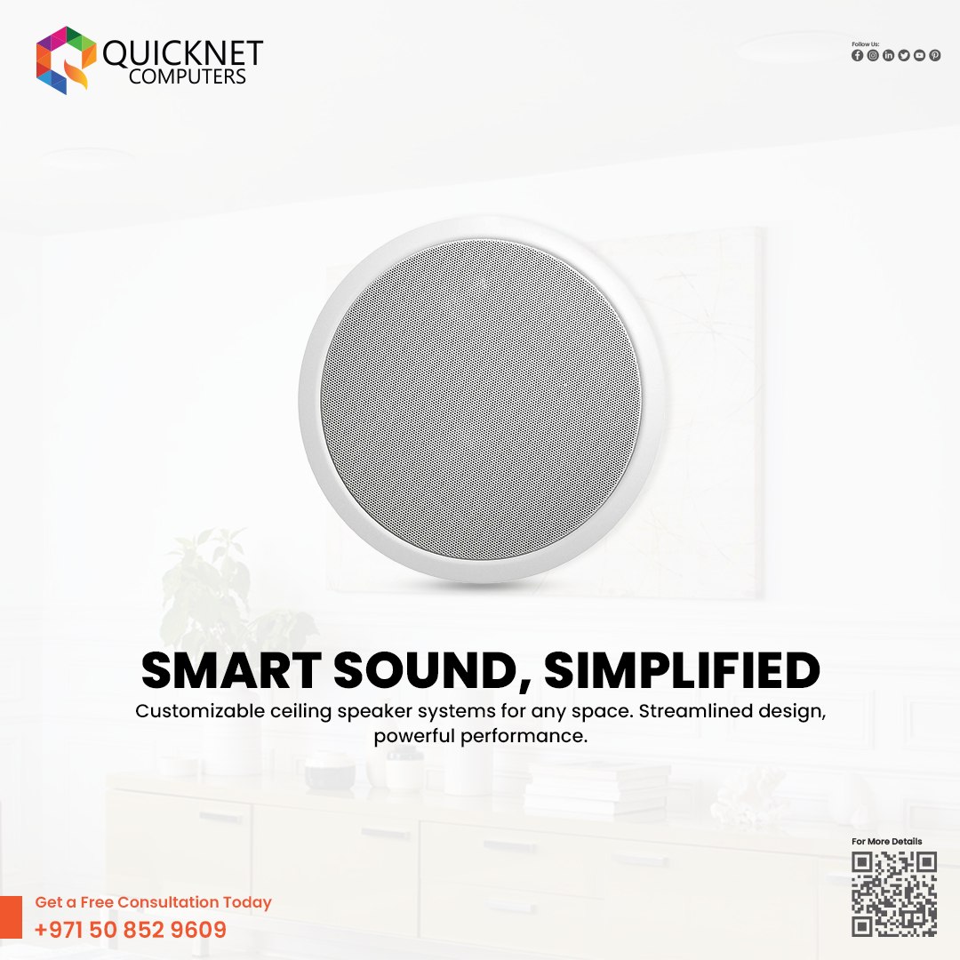 Quicknet - Customizable ceiling speaker systems for any space ...