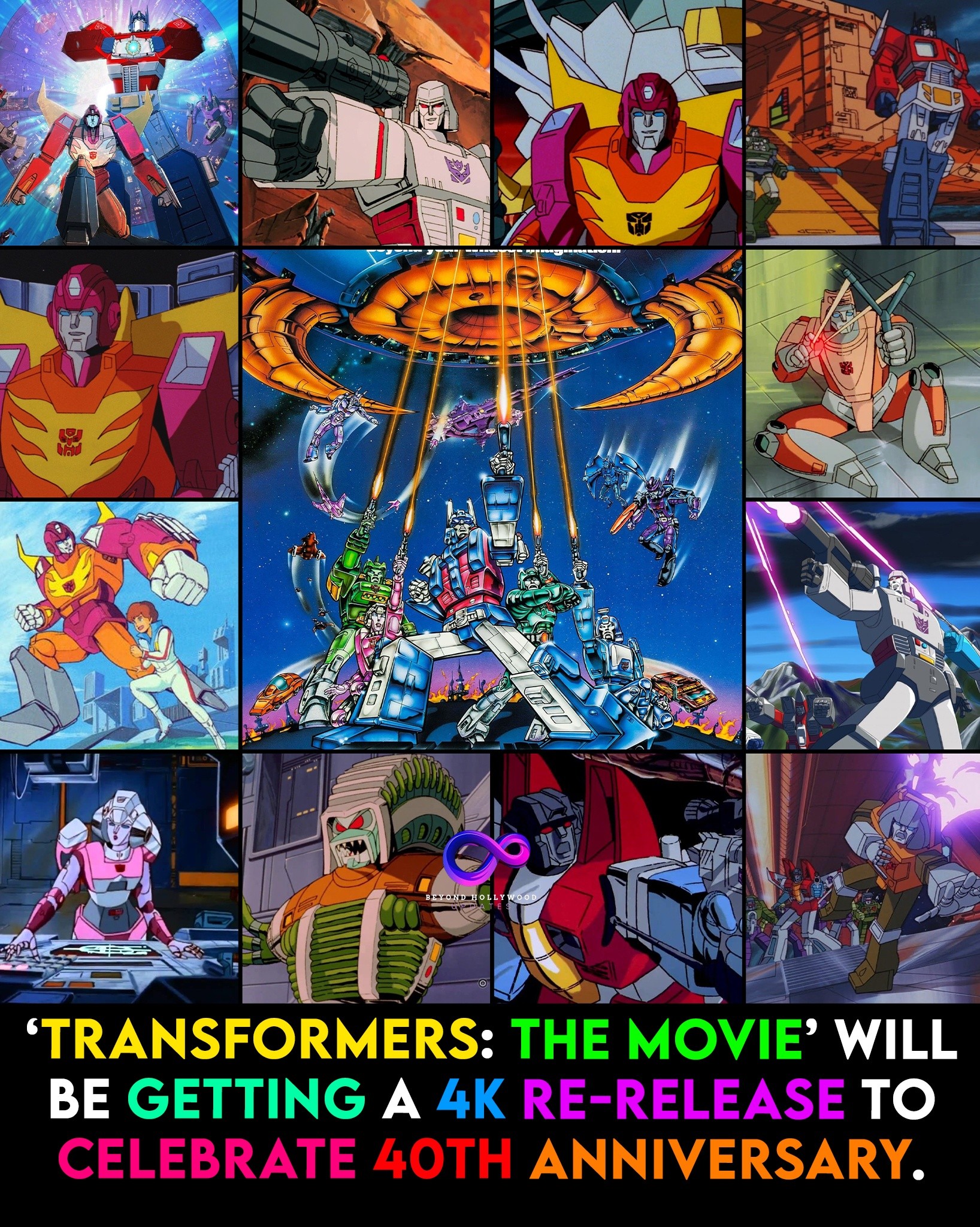 The iconic animated film Transformers: The Movie is officially 
