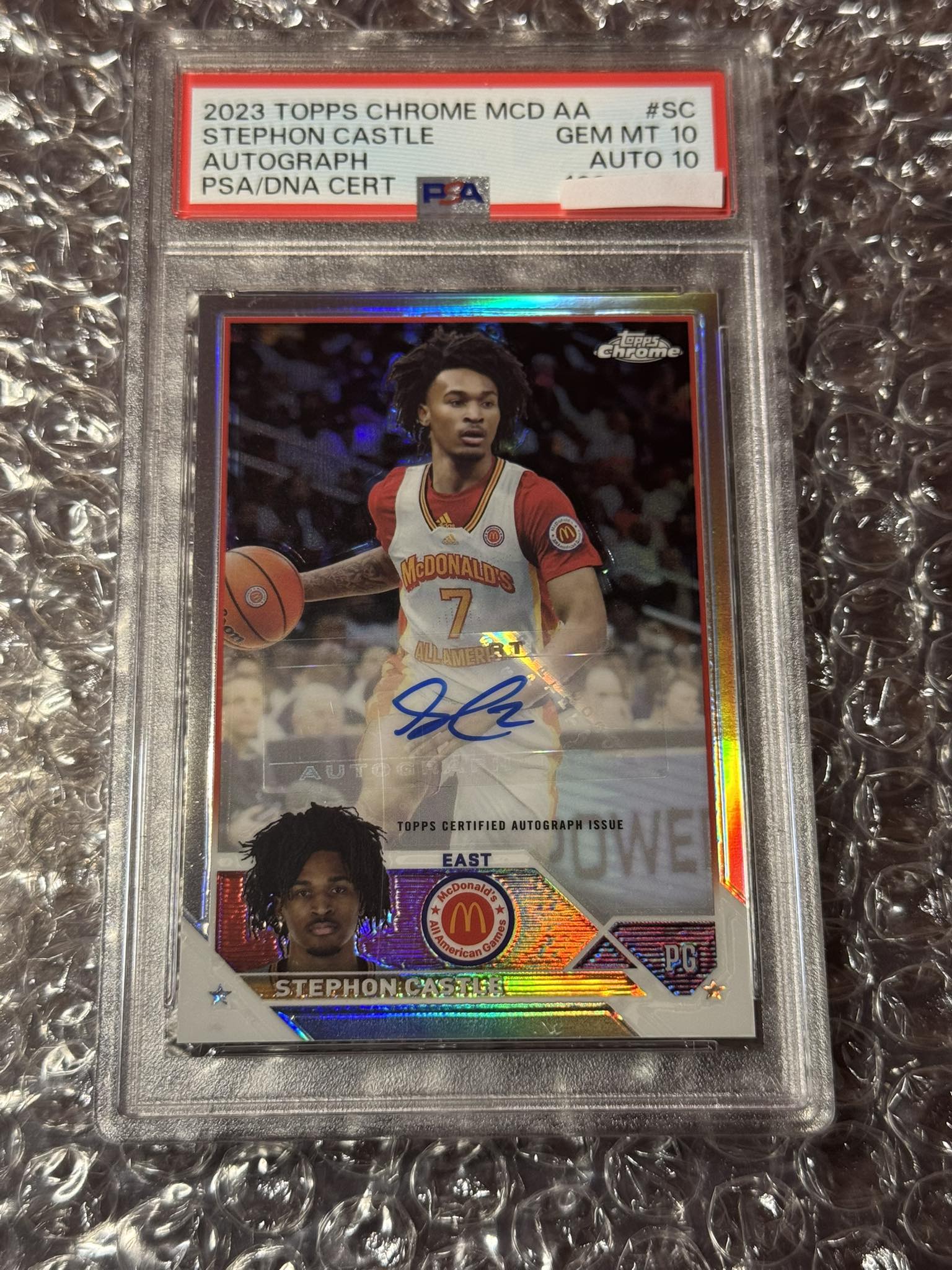 Got my first Gem MT 10 Auto 10 today!! Stephon Castle ROTY!!