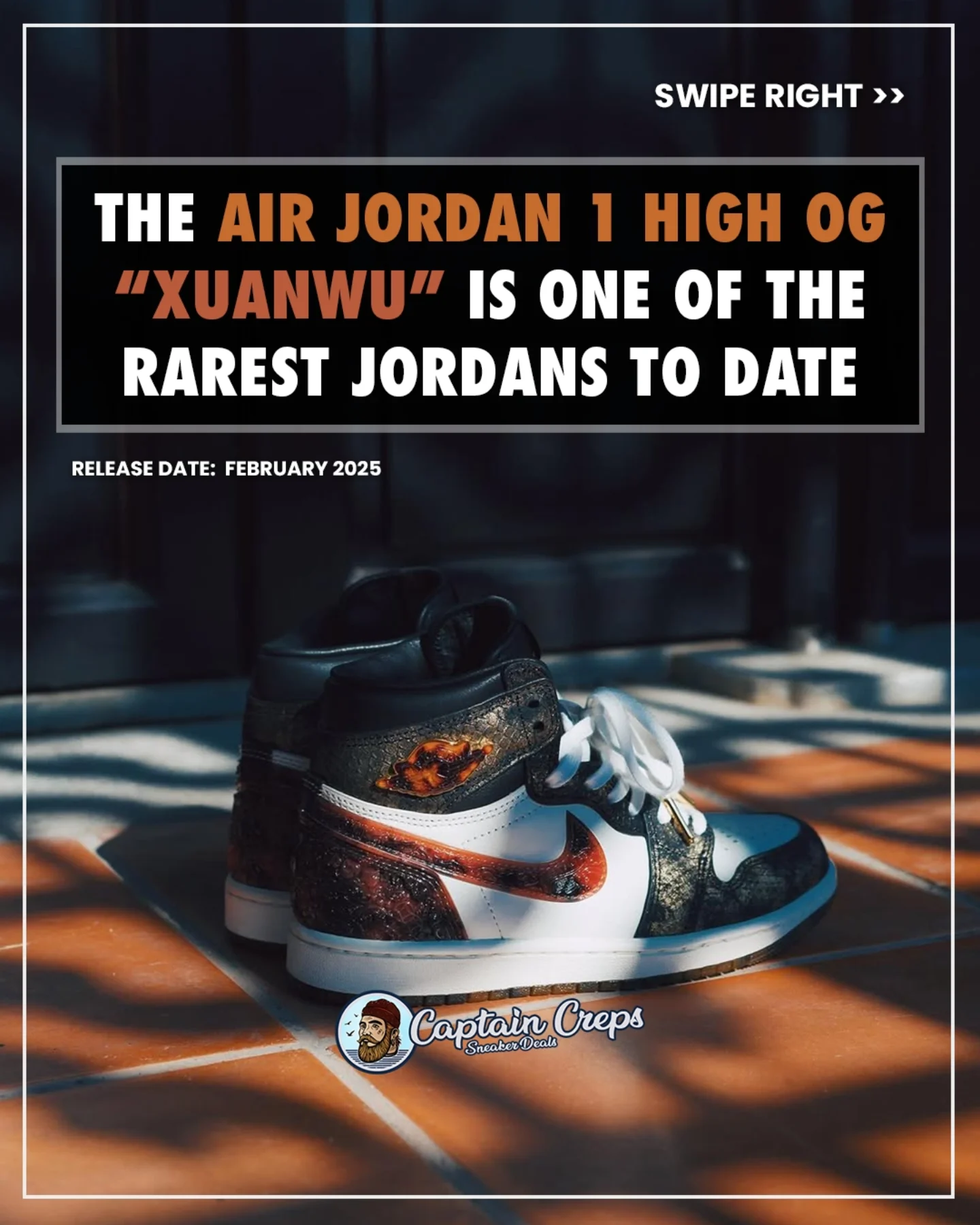 The Air Jordan 1 High OG “Xuanwu” is One of the Rarest Jordans to 