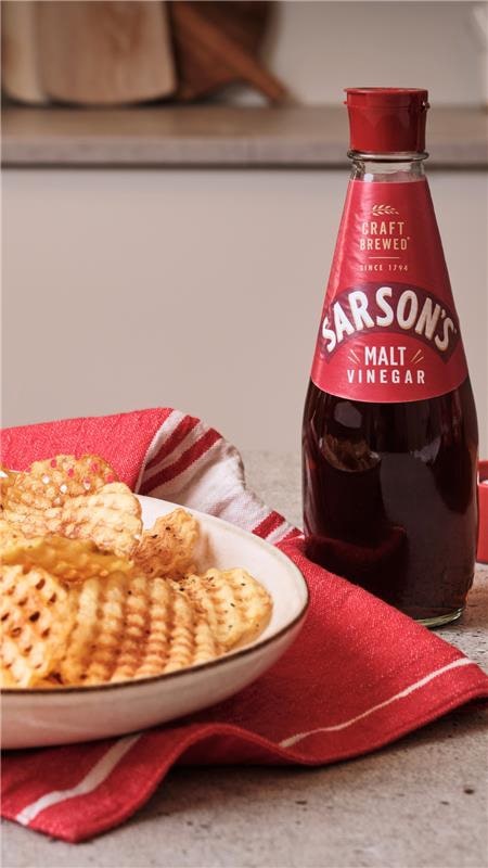 Sarsons - Waffle fries and Sarson's Malt Vinegar are a match made in ...
