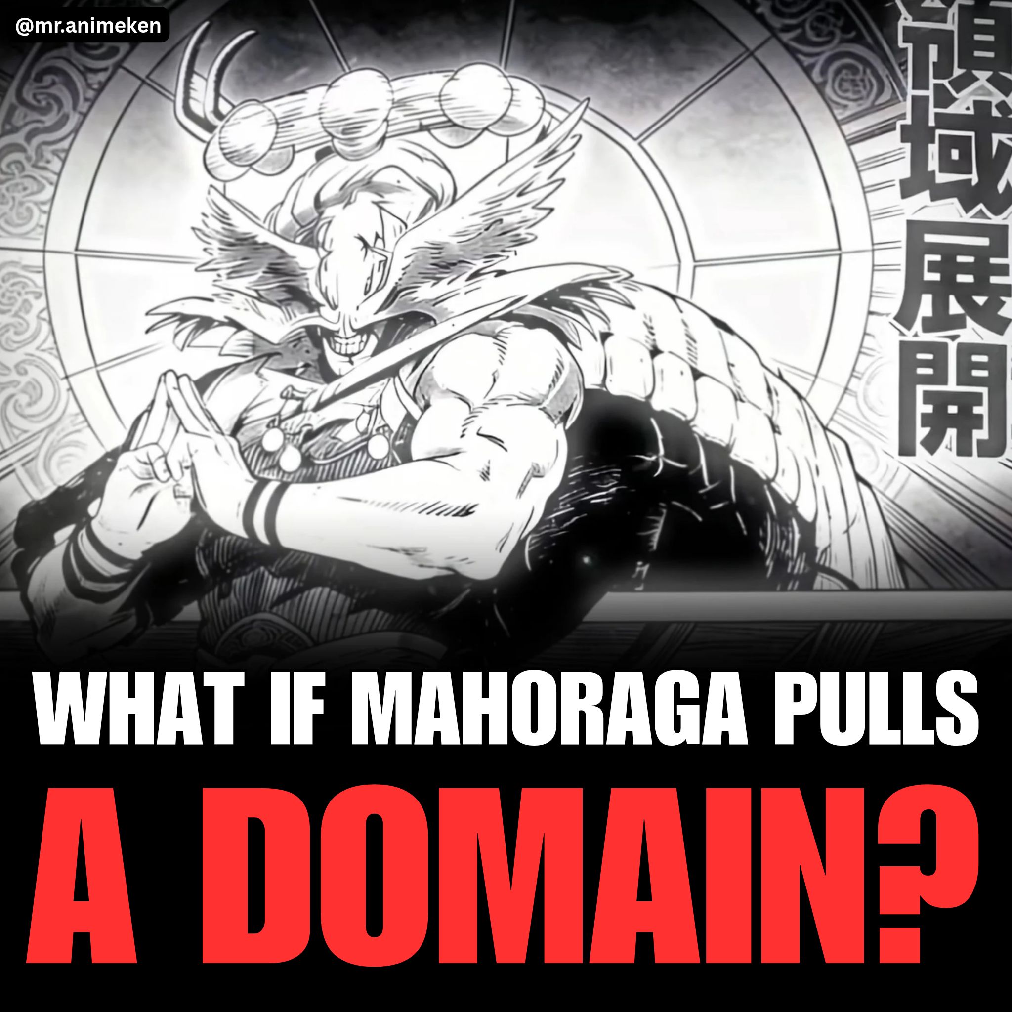 Mr. - 🚨MAHORAGA DOMAIN EXPANSION?‼️ After the non-stop spinning of ...