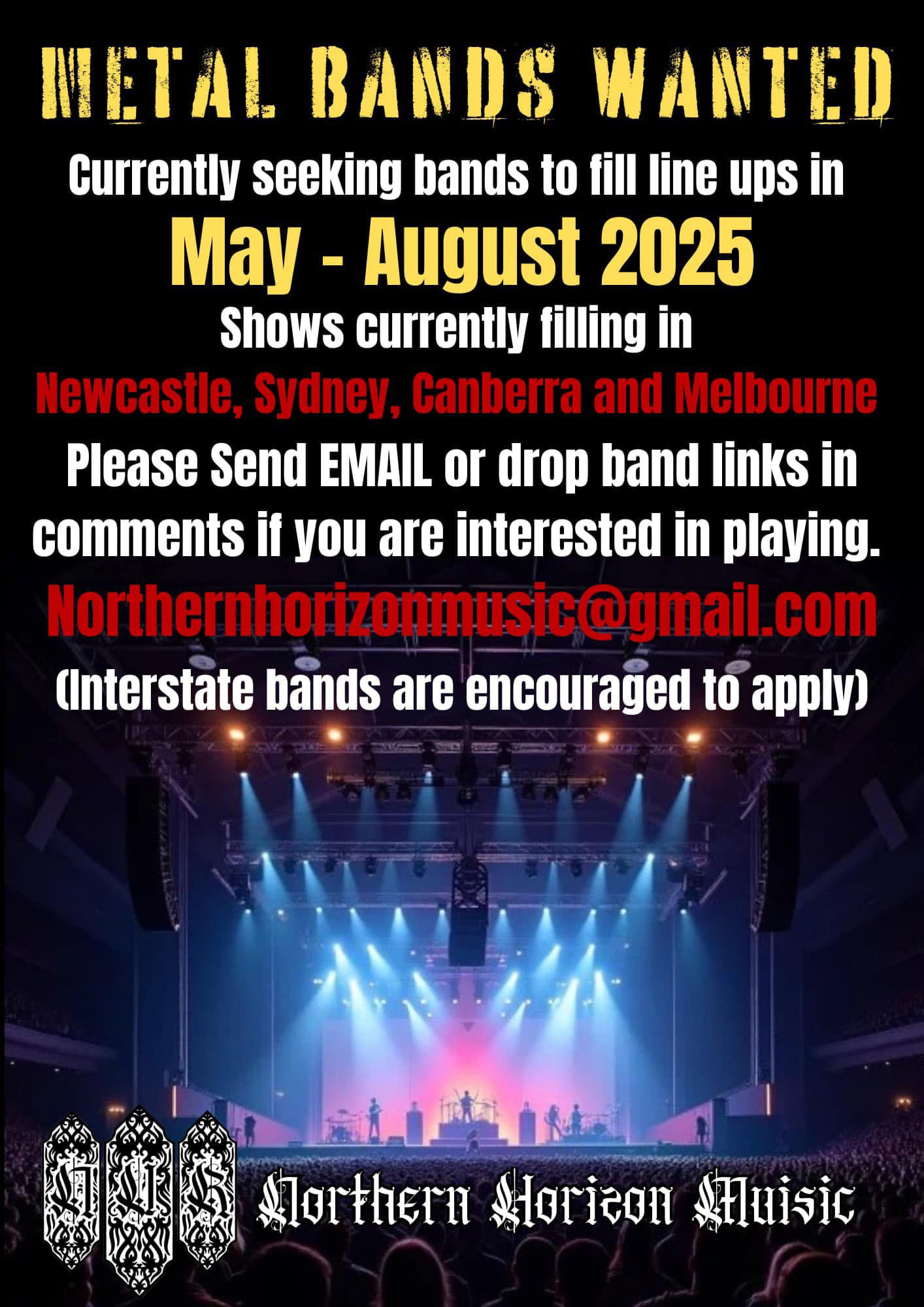 Australian Metal Community | 🤘🏻📢ATT: Bands📢🤘🏻 | Facebook
