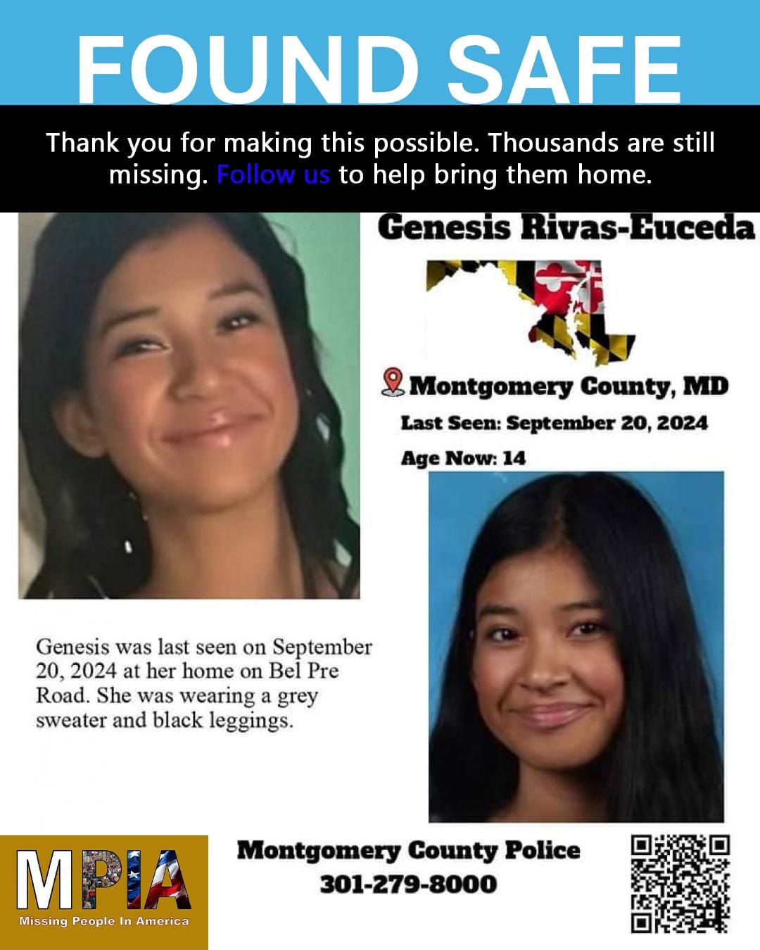 UPDATE FOUND SAFE PER PD!... - Missing People In America | Facebook