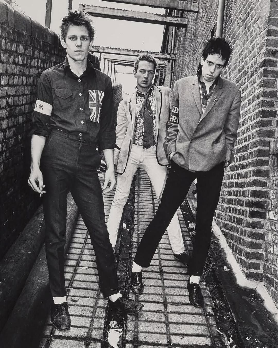 This iconic photo of The Clash, captured by the legendary Bob
